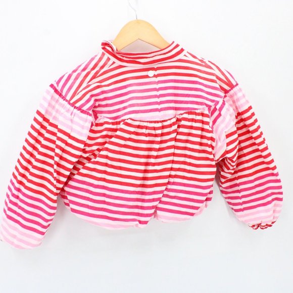 Hunter For Target Girls Striped Half-Zip Hooded Jacket Windbreaker S 6/6X NWT - Picture 8 of 10